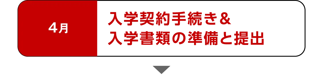 4月 入学契約手続き＆入学書類の準備と提出